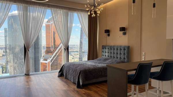 Сдам однокомнатную (1-комн.) квартиру, 1-й Красногвардейский проезд, 22к1, Москва г