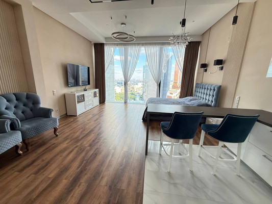 Сдам однокомнатную (1-комн.) квартиру, 1-й Красногвардейский проезд, 22к1, Москва г