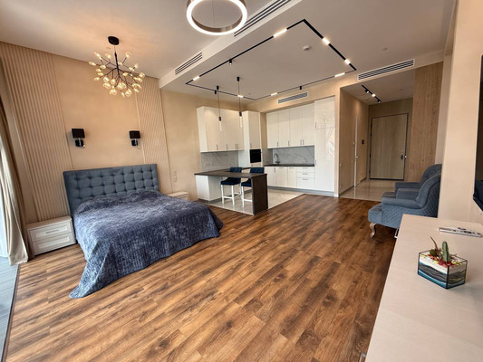 Сдам однокомнатную (1-комн.) квартиру, 1-й Красногвардейский проезд, 22к1, Москва г