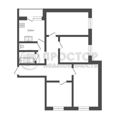 Продам многокомнатную квартиру, Крымская ул, 9к1, Боброво рп