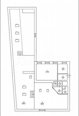 Сдам коммерческое помещение 310 м2, Маросейка ул, 17к6, Москва г