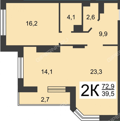 Продам двухкомнатную (2-комн.) квартиру, Тимирязева ул, 7к4, Нижний Новгород г