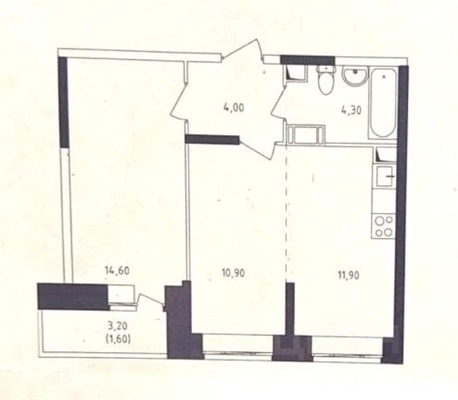 Продам двухкомнатную (2-комн.) квартиру, Камова (Зенино ЖК Самолёт мкр.) ул, 5к2, Люберцы г