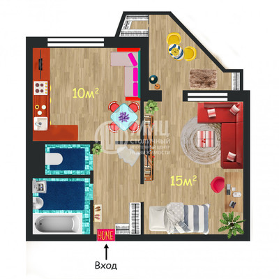 Продам однокомнатную (1-комн.) квартиру, Черепановых проезд, 36, Москва г