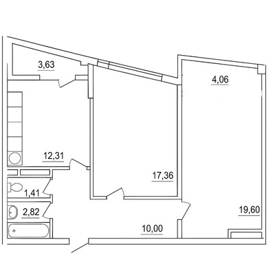 Продам двухкомнатную (2-комн.) квартиру, Восточно-Кругликовская ул, 42/3к1, Краснодар г