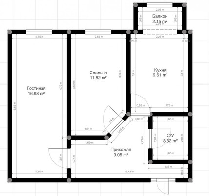 Продам двухкомнатную (2-комн.) квартиру, Головко ул, 200, Нальчик г