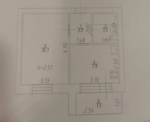 Продам однокомнатную (1-комн.) квартиру, 2-я Юго-Западная ул, 35, Казань г