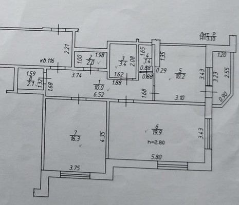 Продам двухкомнатную (2-комн.) квартиру, им. Димитрова ул, 3/1, Краснодар г