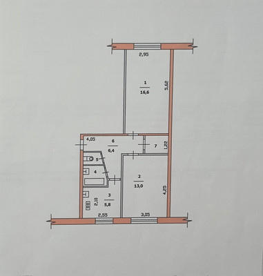 Продам двухкомнатную (2-комн.) квартиру, Гурьева ул, 13/1, Раменское г