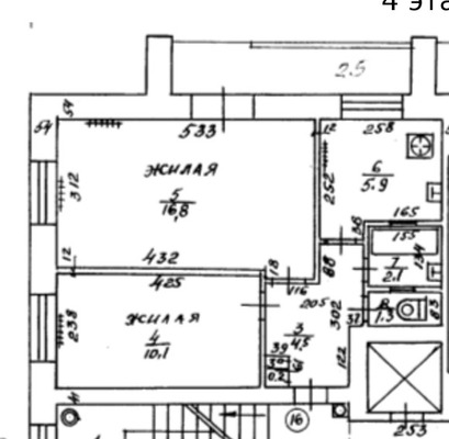 Продам двухкомнатную (2-комн.) квартиру, Гайдара ул, 29А, Калининград г