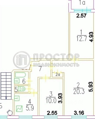 Продам трехкомнатную (3-комн.) квартиру, Шипиловская ул, 54к2, Москва г