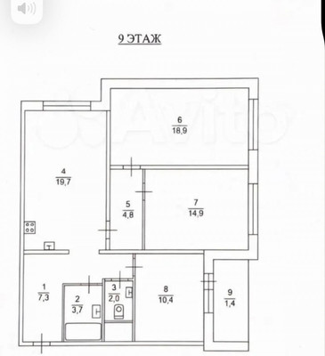 Продам трехкомнатную (3-комн.) квартиру, Красного Маяка ул, 22к2, Москва г