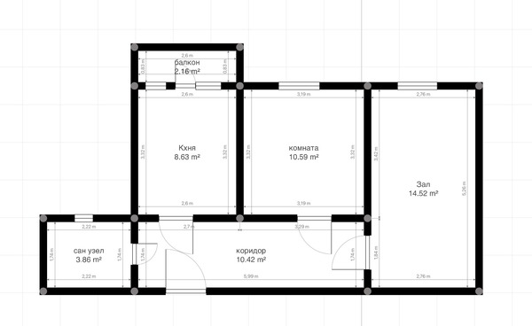 Продам двухкомнатную (2-комн.) квартиру, Шогенова ул, 55к24, Нальчик г