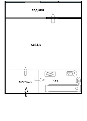 Продам однокомнатную (1-комн.) квартиру, Екатерининская ул, 10, Мурино п