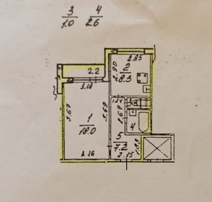 Продам однокомнатную (1-комн.) квартиру, Вербная ул, 17к1, Санкт-Петербург г