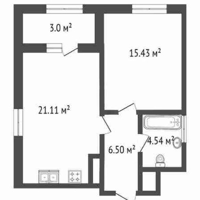 Продам однокомнатную (1-комн.) , Типанова ул, 22, Санкт-Петербург г