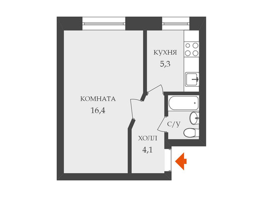 Продам однокомнатную (1-комн.) квартиру, Дудко ул, 29к1, Санкт-Петербург г