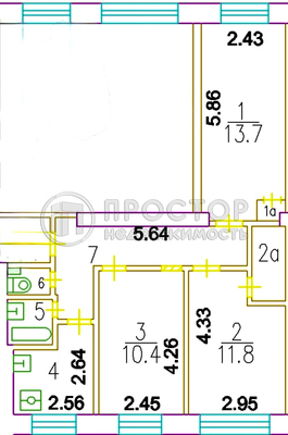 Продам трехкомнатную (3-комн.) квартиру, Пресненский Вал ул, 8к1, Москва г