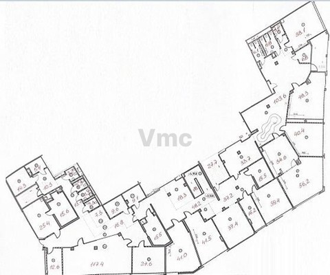 Сдам офисное помещение 547,28 м2, Архитектора Власова ул, 6, Москва г