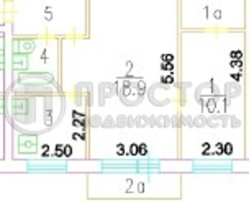 Продам двухкомнатную (2-комн.) квартиру, Штурвальная ул, 7к1, Москва г