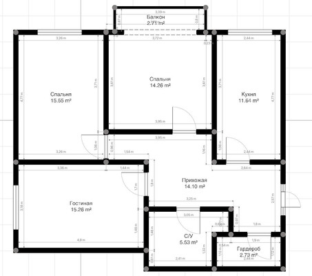Продам трехкомнатную (3-комн.) квартиру, 2 Таманской Дивизии ул, 61, Нальчик г