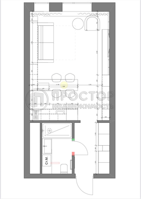 Продам однокомнатную (1-комн.) квартиру, Аминьевское ш, 6, Москва г
