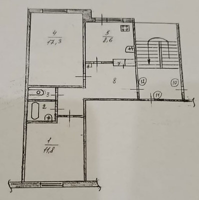 Продам двухкомнатную (2-комн.) квартиру, Шумелева ул, 26, Руэм п