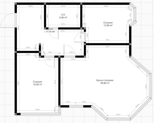 Продам трехкомнатную (3-комн.) квартиру, Хужокова ул, 1, Нальчик г