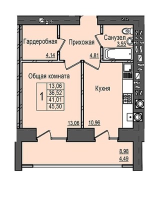 Продам однокомнатную (1-комн.) квартиру, Сернурский тракт, 10, Йошкар-Ола г