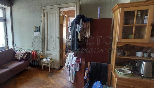 Продам 2-комн. в 3-комн. квартире, Беговая ул, 4, Москва г