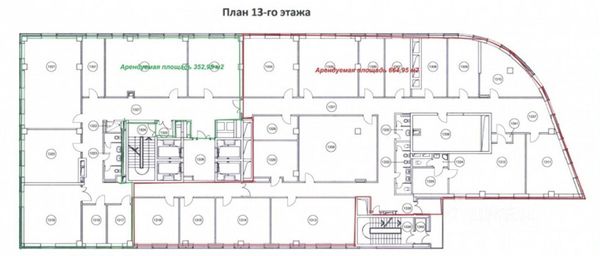 Сдам офисное помещение 1 030 м2, 5-я Ямского Поля ул, 5 1, Москва г