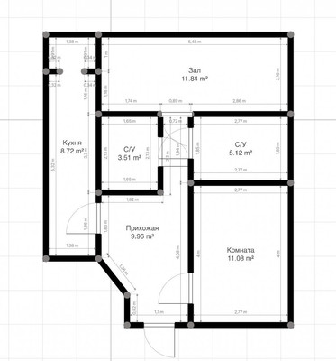 Продам двухкомнатную (2-комн.) квартиру, Тарчокова ул, 25Ак2, Нальчик г