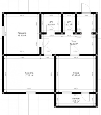 Продам двухкомнатную (2-комн.) квартиру, Ленина ул, 398, Шалушка с