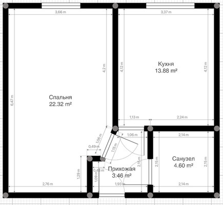 Продам однокомнатную (1-комн.) квартиру, Шарданова ул, 52к8, Нальчик г
