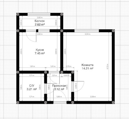 Продам однокомнатную (1-комн.) квартиру, Школьная ул, 1, Шалушка с