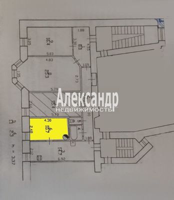 Продам комнату в 4-комн. квартире, Кронверкская ул, 17/1, Санкт-Петербург г