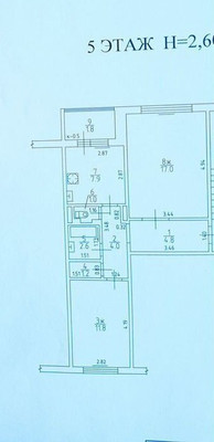 Продам двухкомнатную (2-комн.) квартиру, Машиностроительная ул, 120, Калининград г