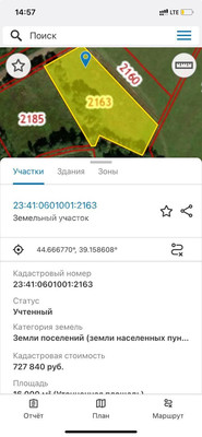Продам участок 1,6 соток, ИЖС, Тихая ул, Горячий Ключ г, 0 км от города