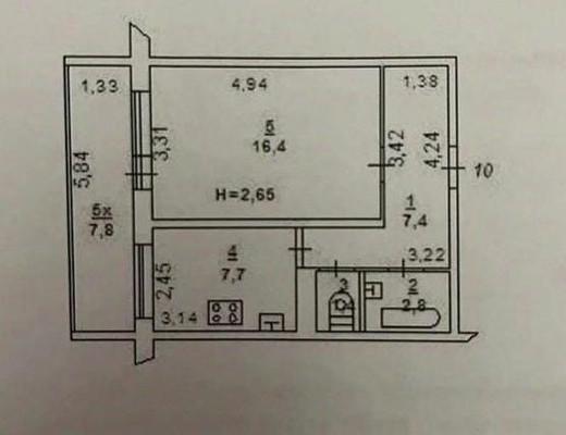 Продам однокомнатную (1-комн.) квартиру, Стабильная ул, 11к1, Ростов-на-Дону г