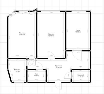 Продам трехкомнатную (3-комн.) квартиру, Т.Идарова ул, 176, Нальчик г