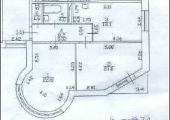 Продам двухкомнатную (2-комн.) квартиру, Орджоникидзе ул, 59ак2, Санкт-Петербург г