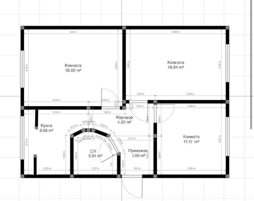 Продам трехкомнатную (3-комн.) квартиру, Мечникова ул, 155к1, Нальчик г