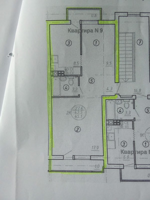 Продам двухкомнатную (2-комн.) квартиру, Изумрудная ул, 19, Голубево п