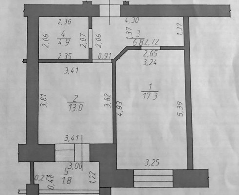 Продам однокомнатную (1-комн.) квартиру, Сибгата Хакима ул, 33, Казань г