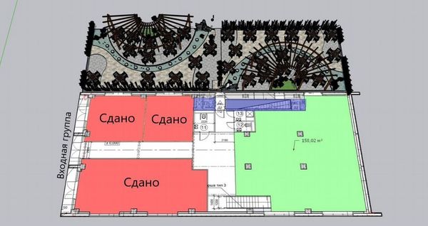 Сдам торговое помещение 158 м2, Ленина ул, 26, Грибаново д