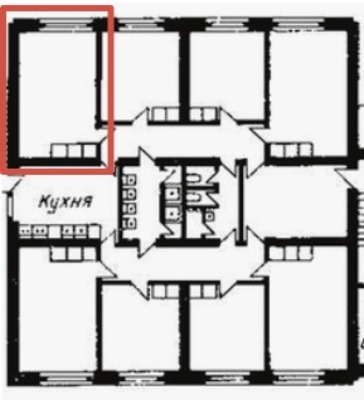 Продам комнату в 8-комн. квартире, Штурманская ул, 16Ак1, Санкт-Петербург г