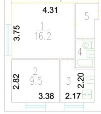 Продам двухкомнатную (2-комн.) квартиру, Генерала Карбышева б-р, 22, Москва г
