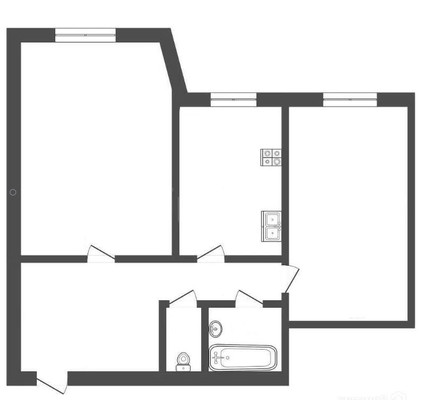 Продам двухкомнатную (2-комн.) квартиру, Пионерская ул, 48, Ханты-Мансийск г