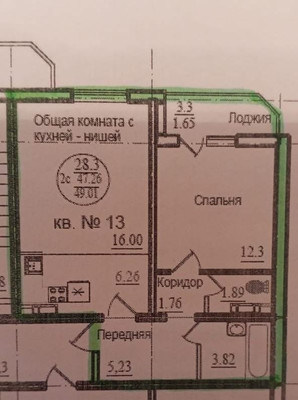 Продам двухкомнатную (2-комн.) квартиру, Александра Печерского ул, 3, Ростов-на-Дону г