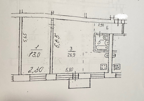 Продам двухкомнатную (2-комн.) квартиру, Чернова ул, 10, Сыктывкар г